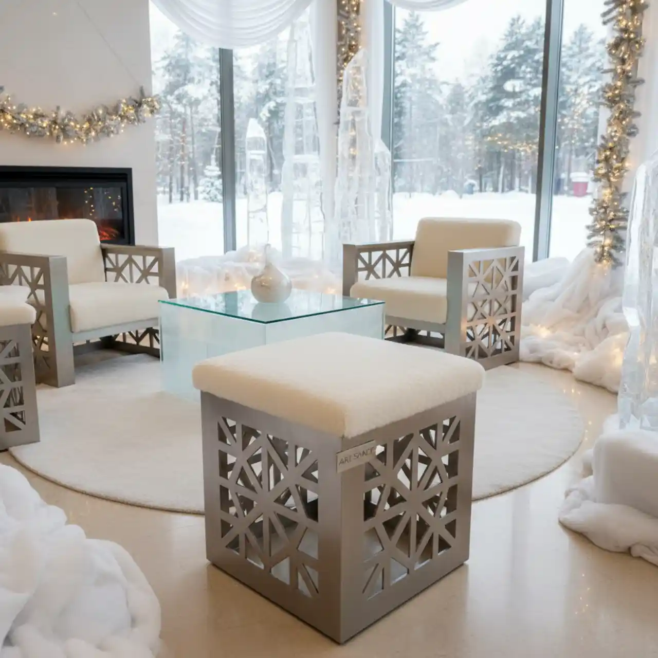 Табурет квадратный