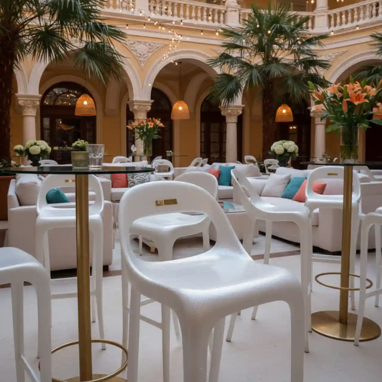 Табурет барный пластиковый Fox 75