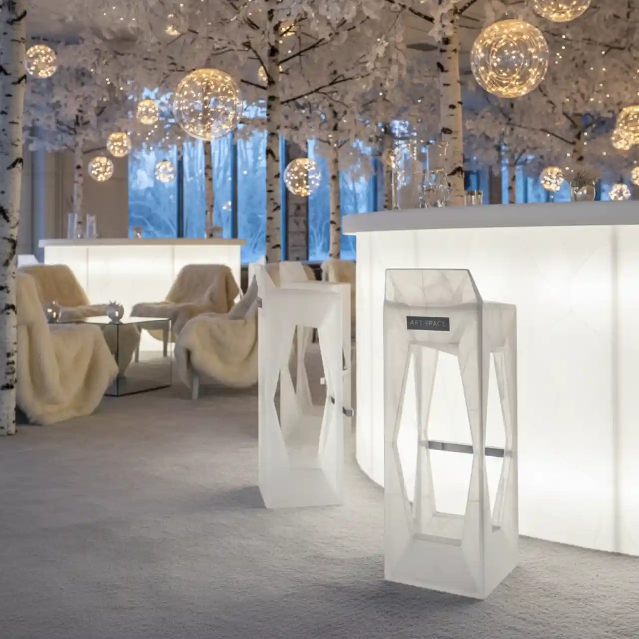 Табурет барный Rubik пластиковый