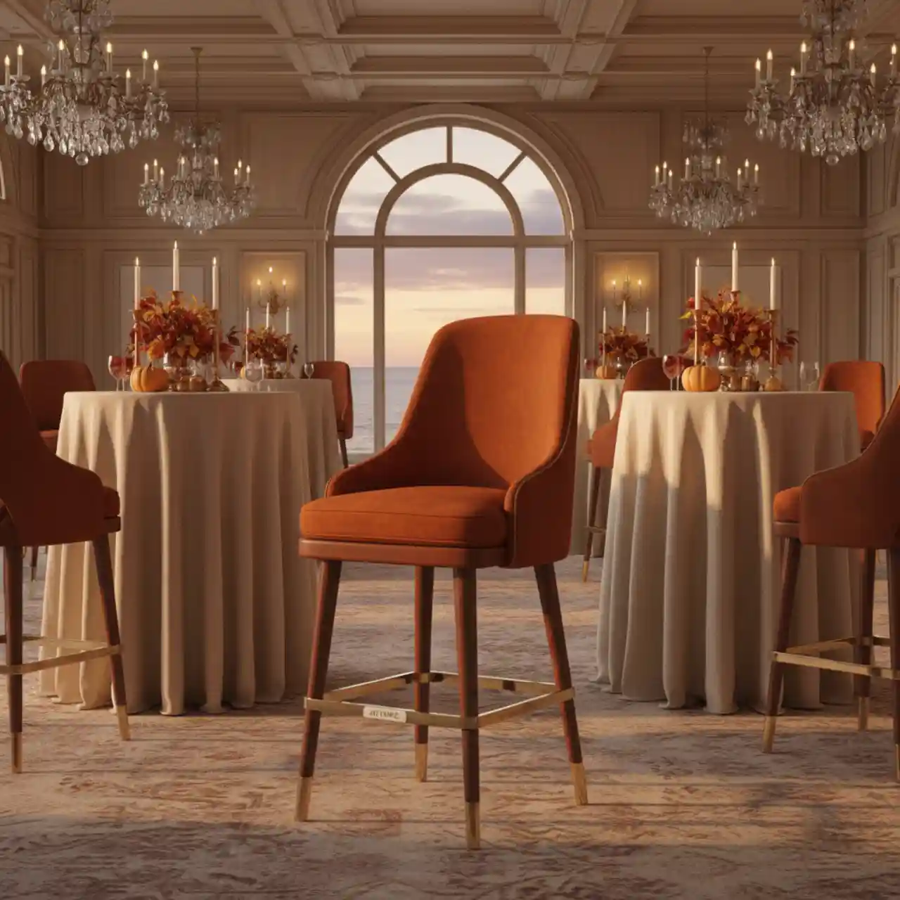 Стулья барные для конференции