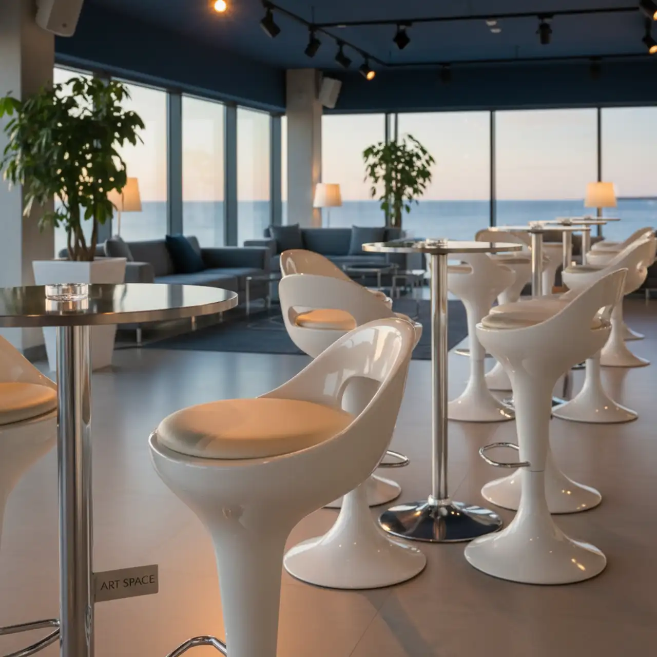 Стулья барные Bomba белые