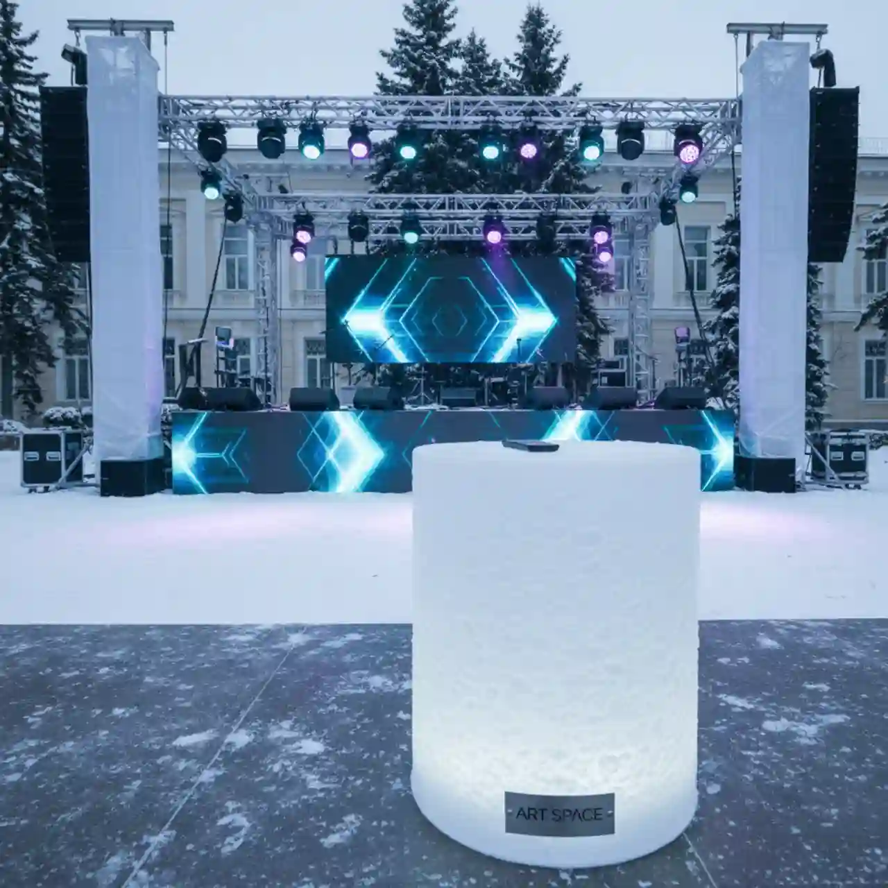 Стул светильник барный на аккумуляторе с пультом