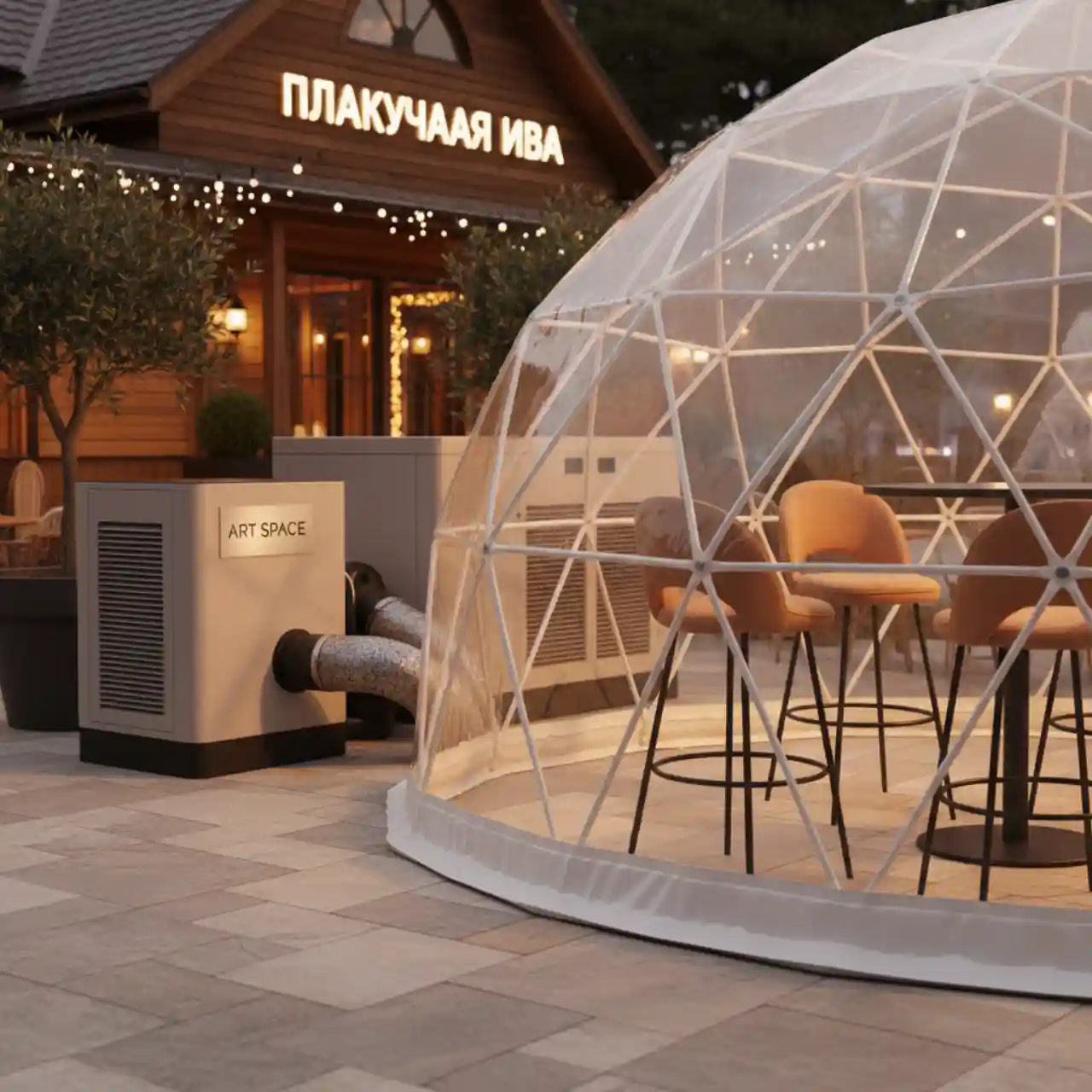 Стул полубарный Флекс велюр капучино