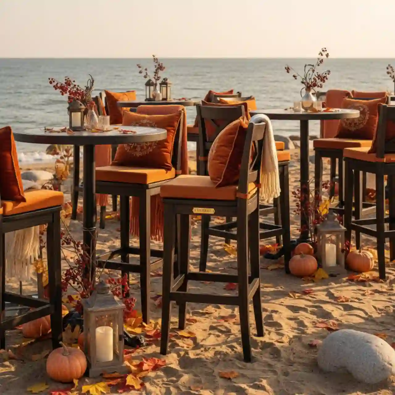 Стул полубарный с подушкой морилка черная Такер