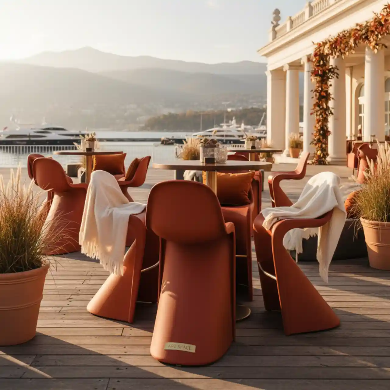 Стул пластиковый барный Trill Stool