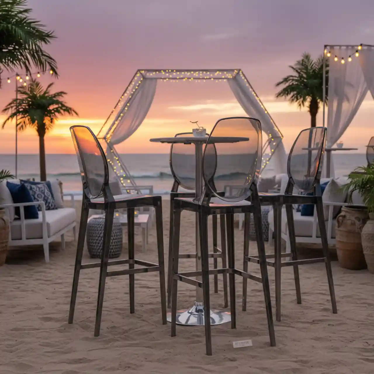 Стул пластиковый барный Spyker Stool