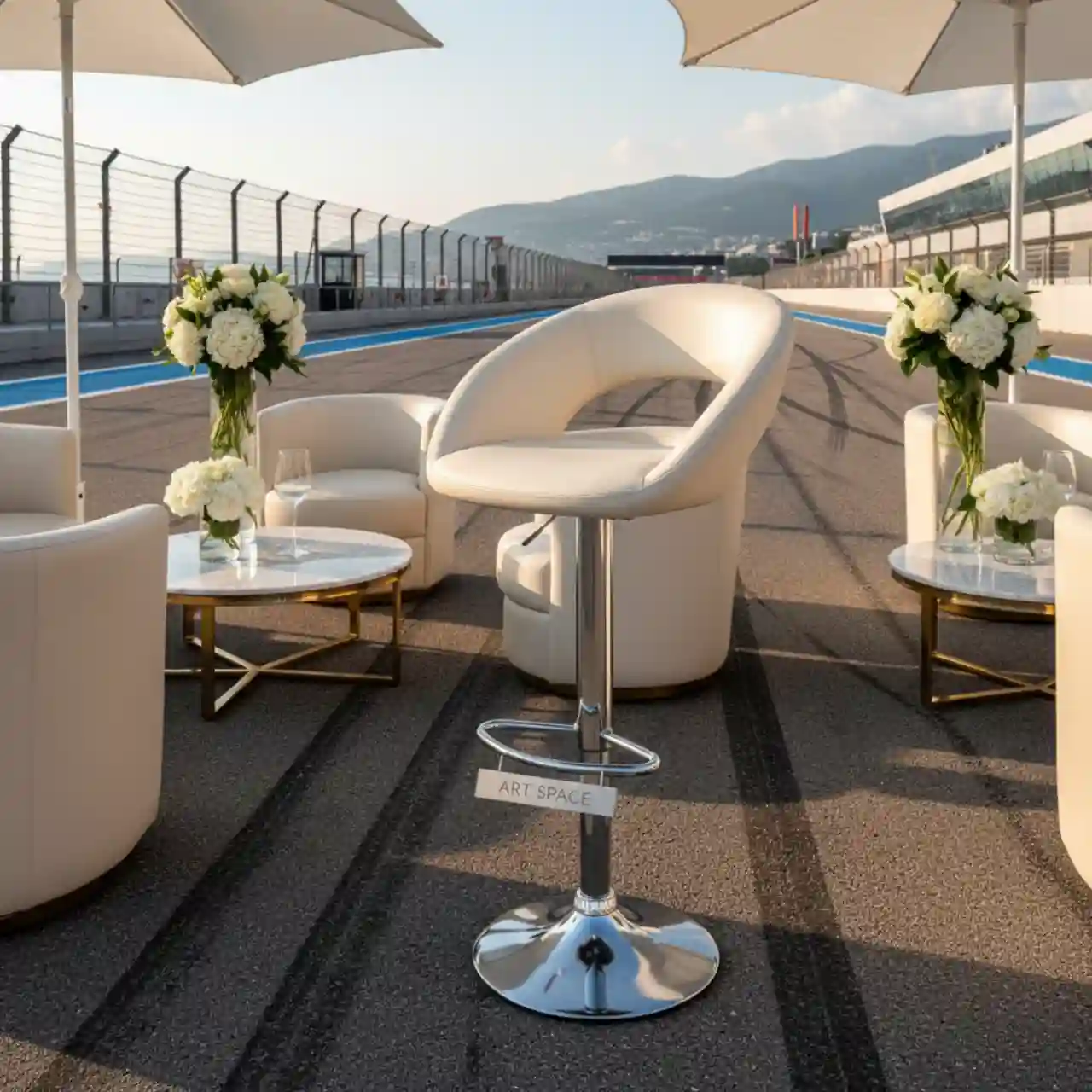 Стул барный экокожа кремовый Cooper