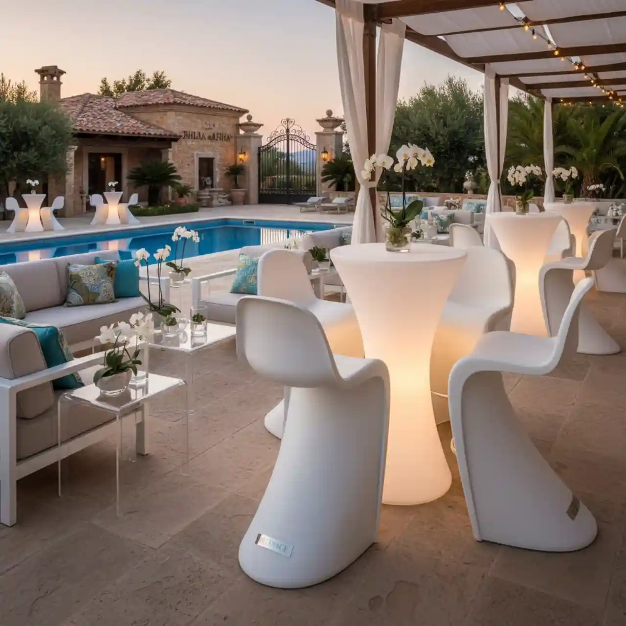 Стул пластиковый барный Liberty H