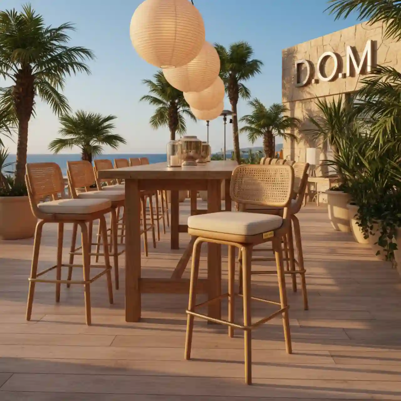 Стул барный со встроенной подушкой Такер