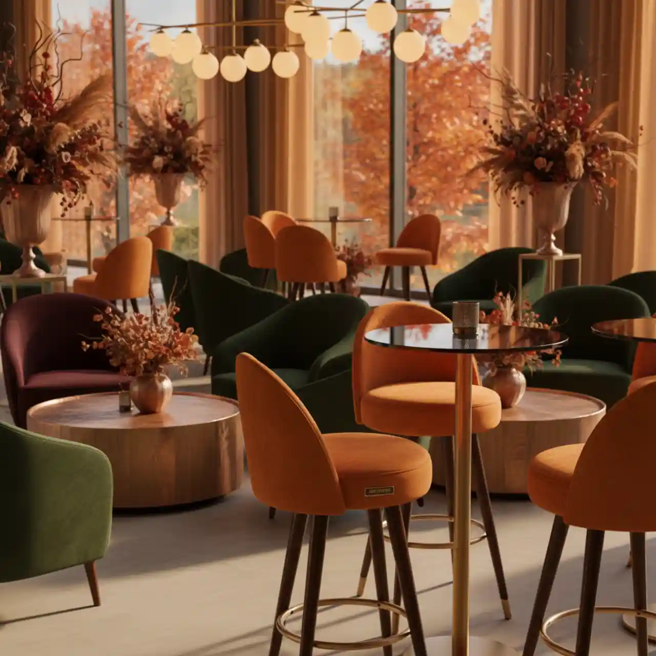 Стул барный с обивкой Globe S Bar Soft