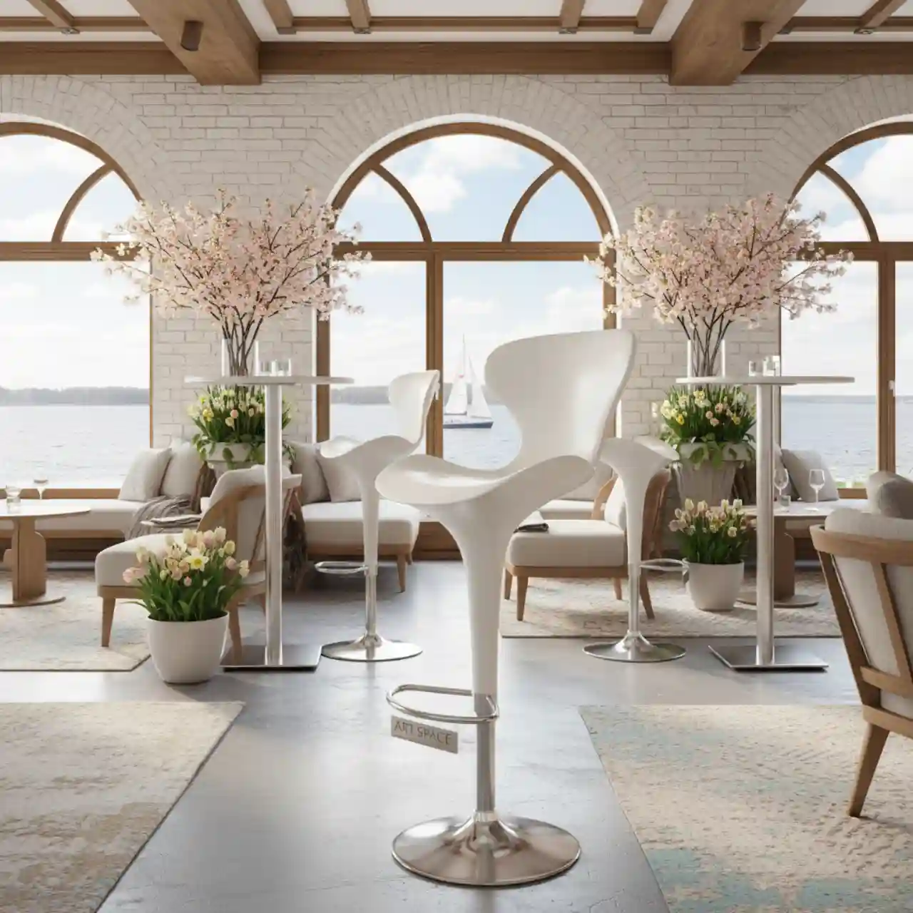 Стул барный пластиковый Divo