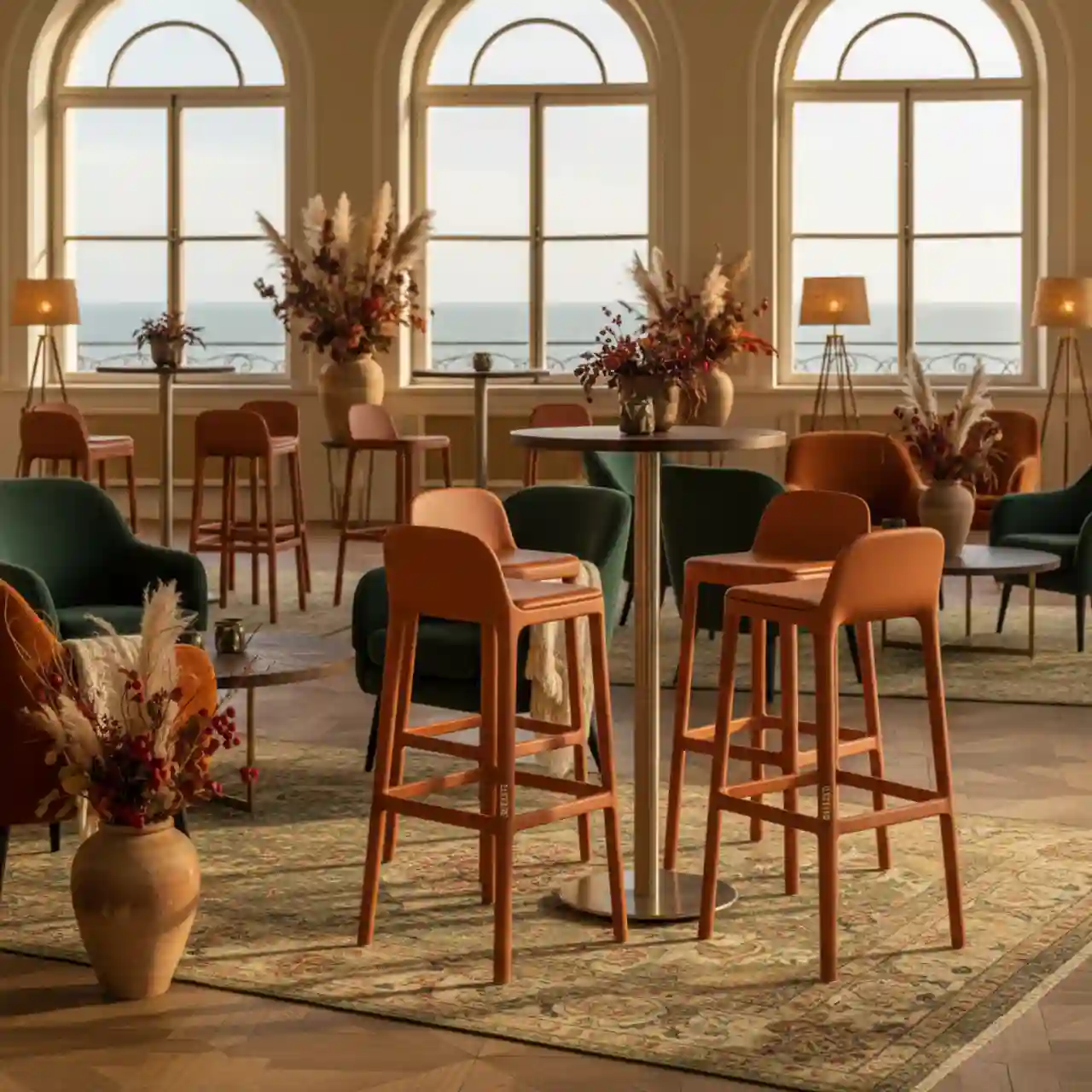 Стул барный пластиковый Doga Stool