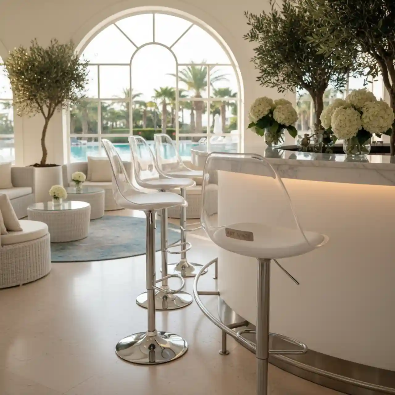 Стул барный пластиковый Emi