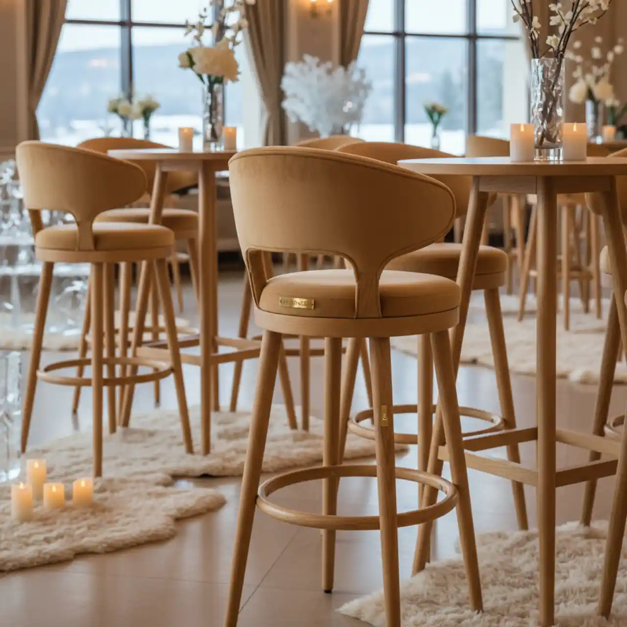Стул барный Малави LITE бежевый