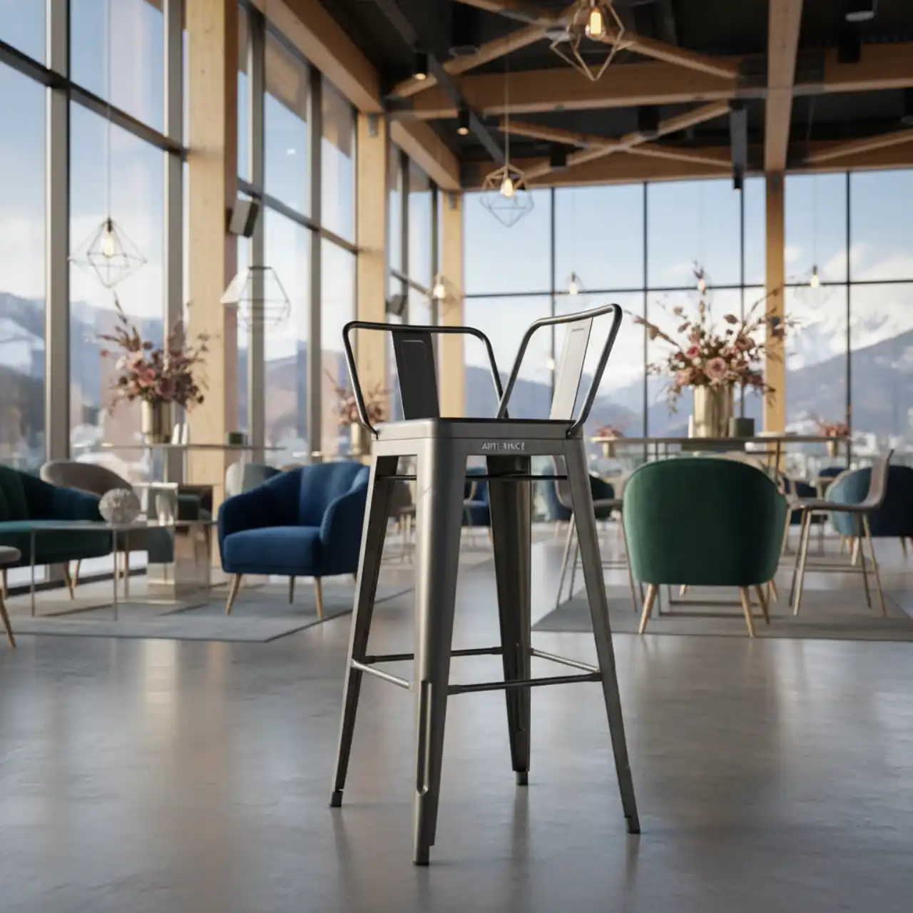 Стул барный Tolix