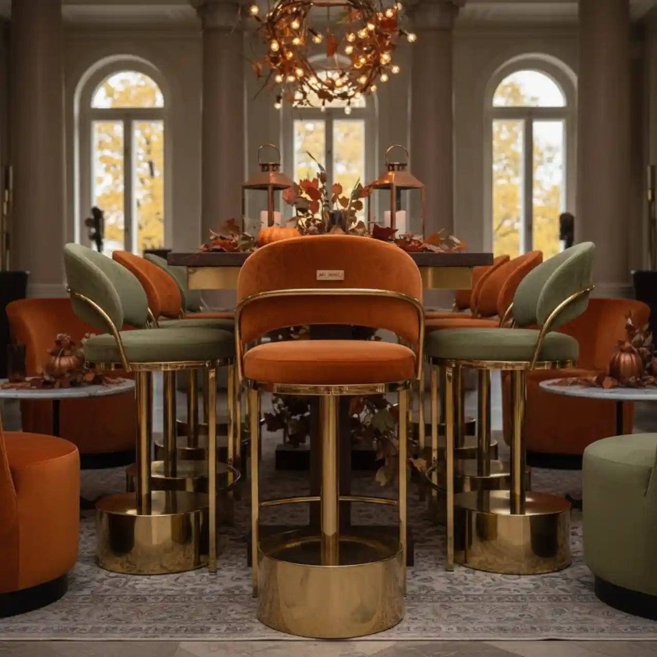 Стул барный Oz gold