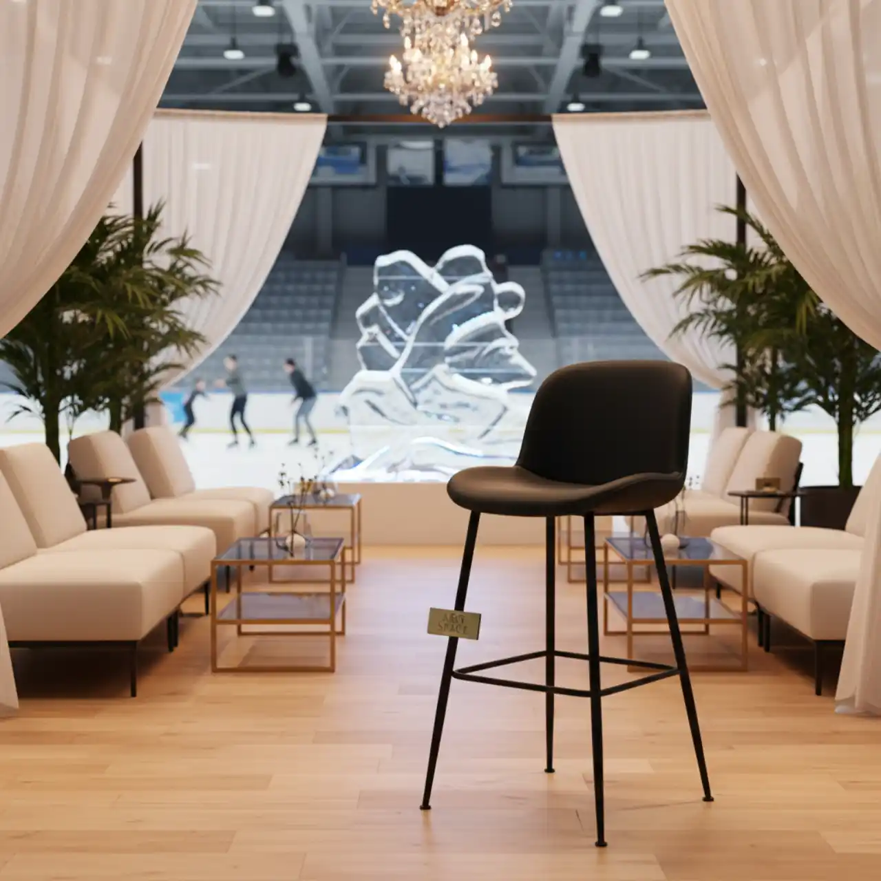 Стул барный Jonstrup черный