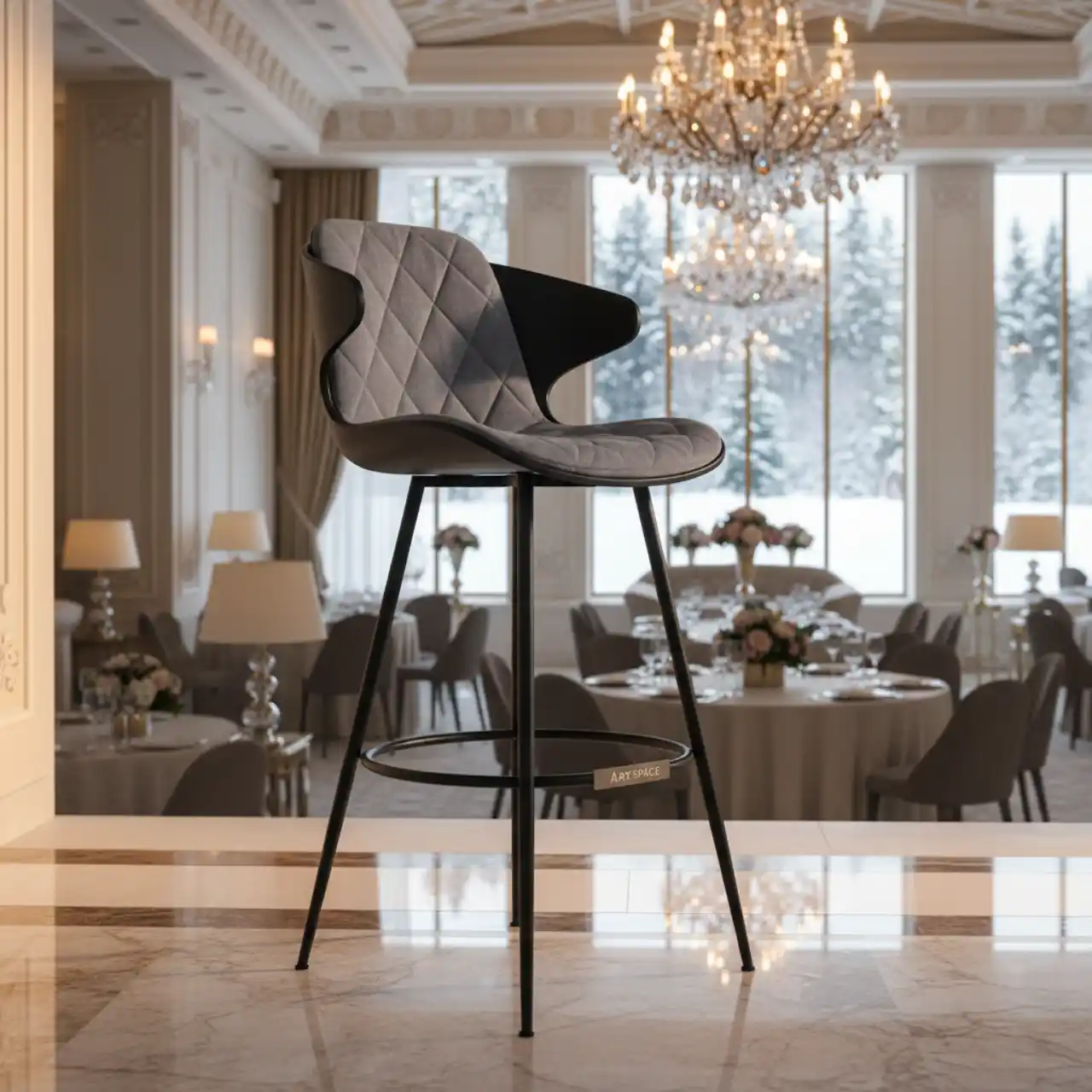 Стул барный Latina Black