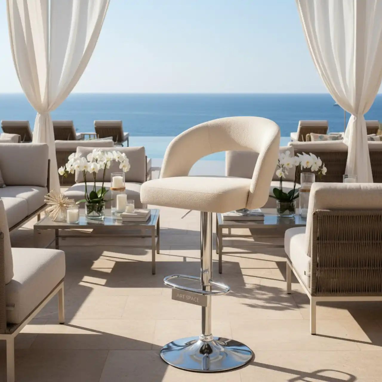 Стул барный Jazz с обивкой