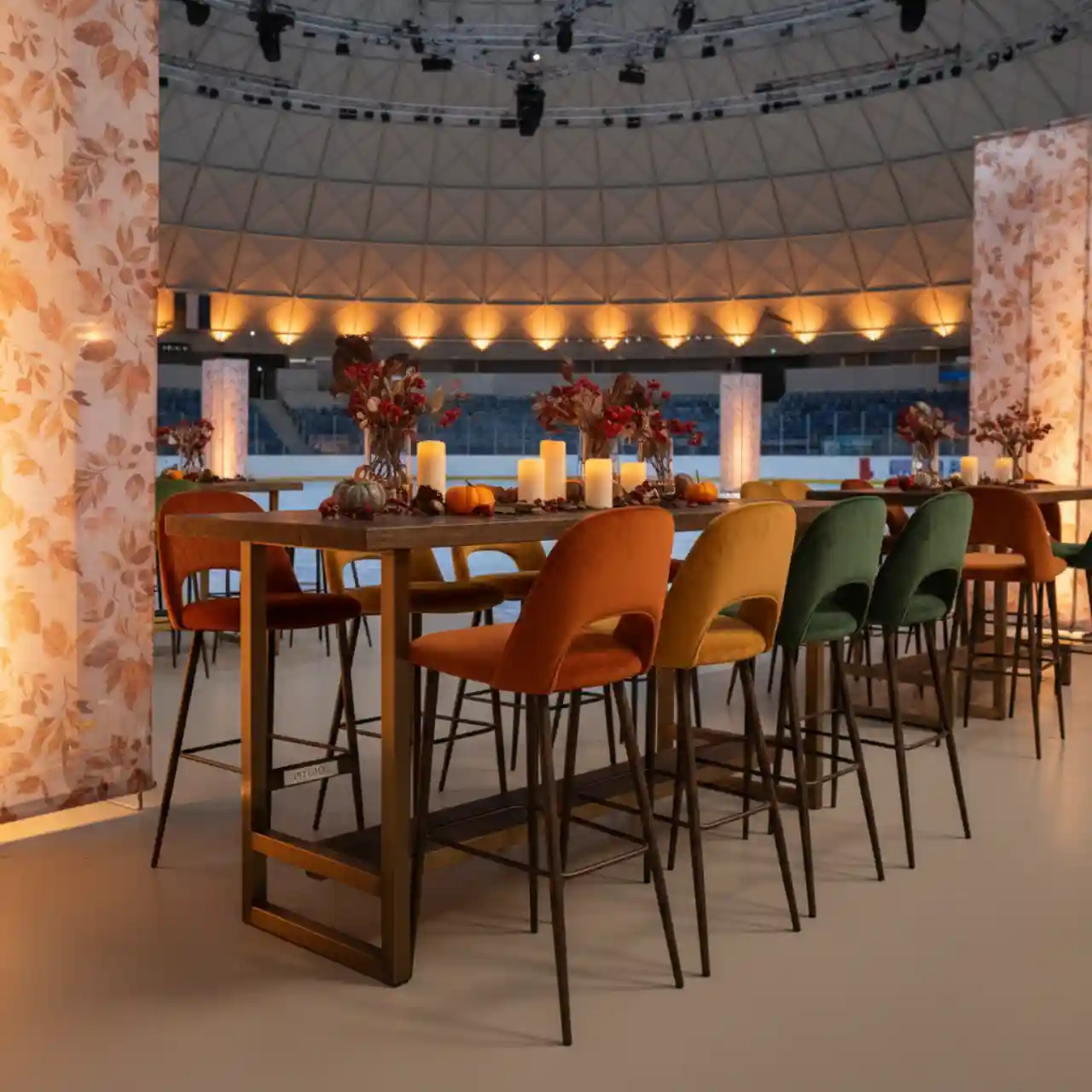 Стул барный Icon BD с обивкой