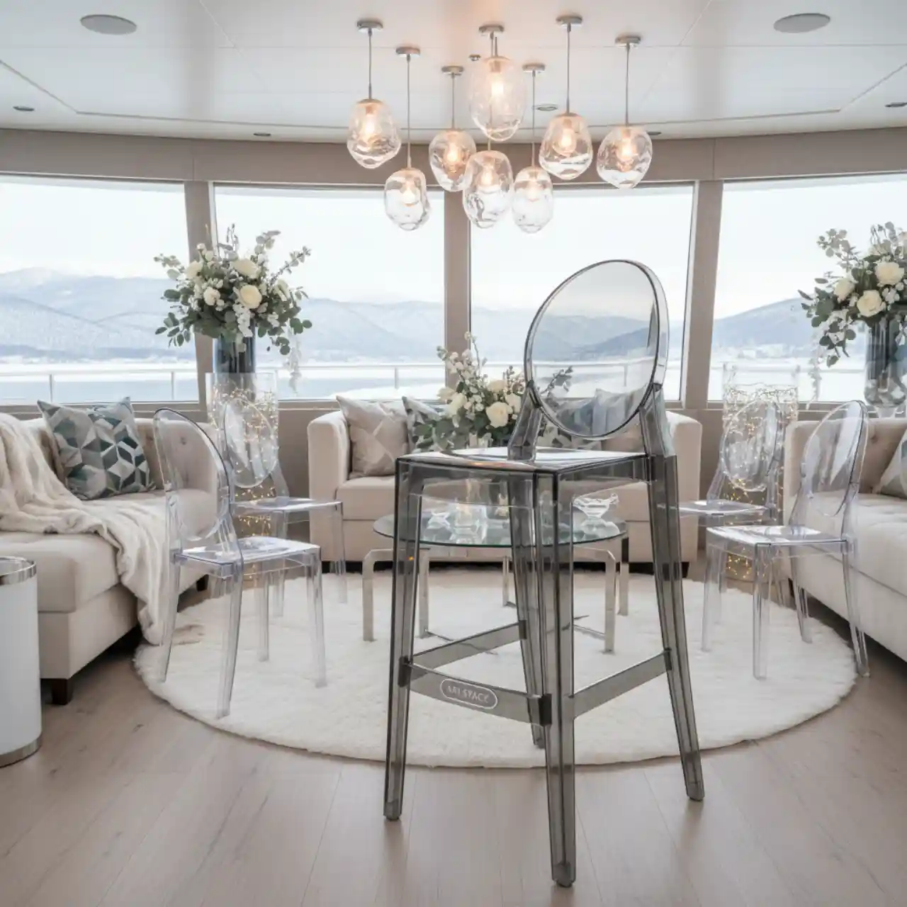 Стул барный Ghost Smoke