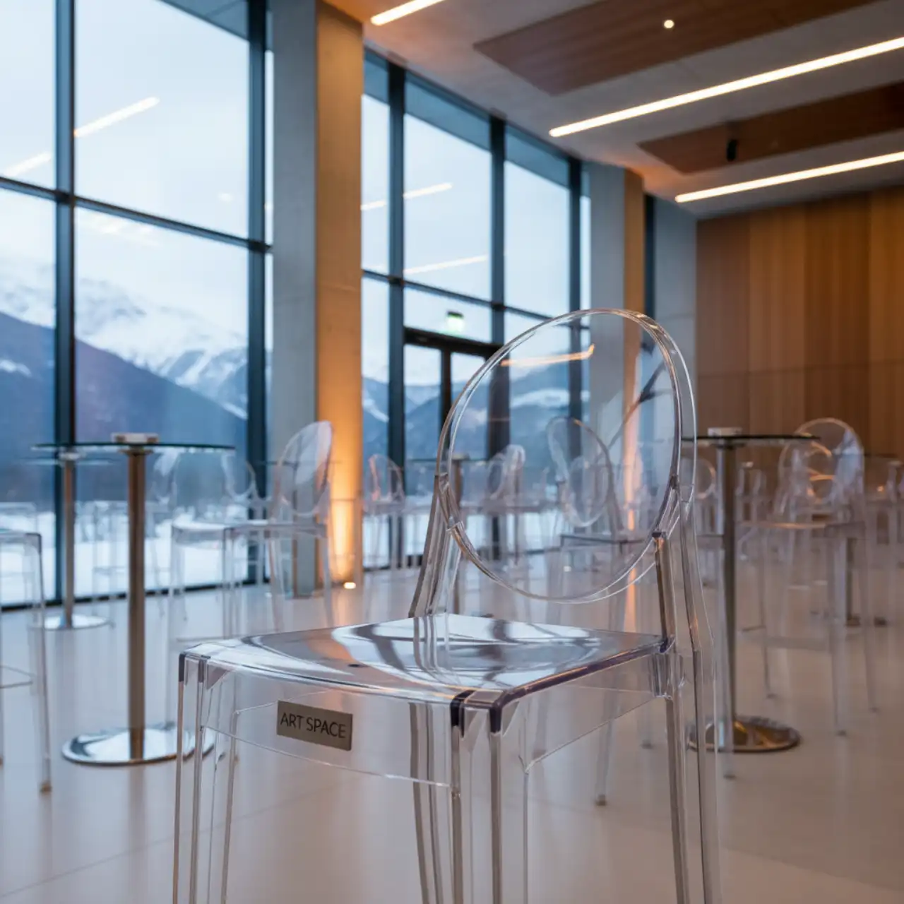 Стул барный Ghost High Clear