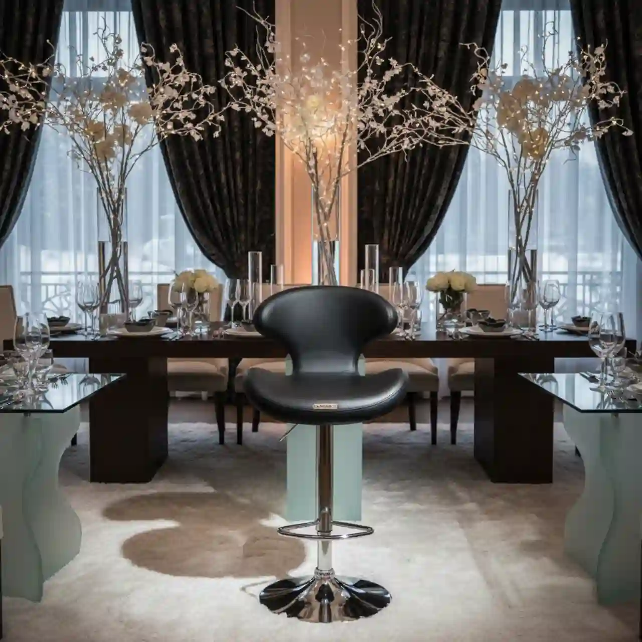 Стул барный Bomba черный