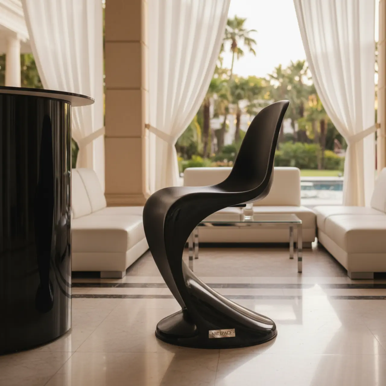 Стул барный Bombo Black