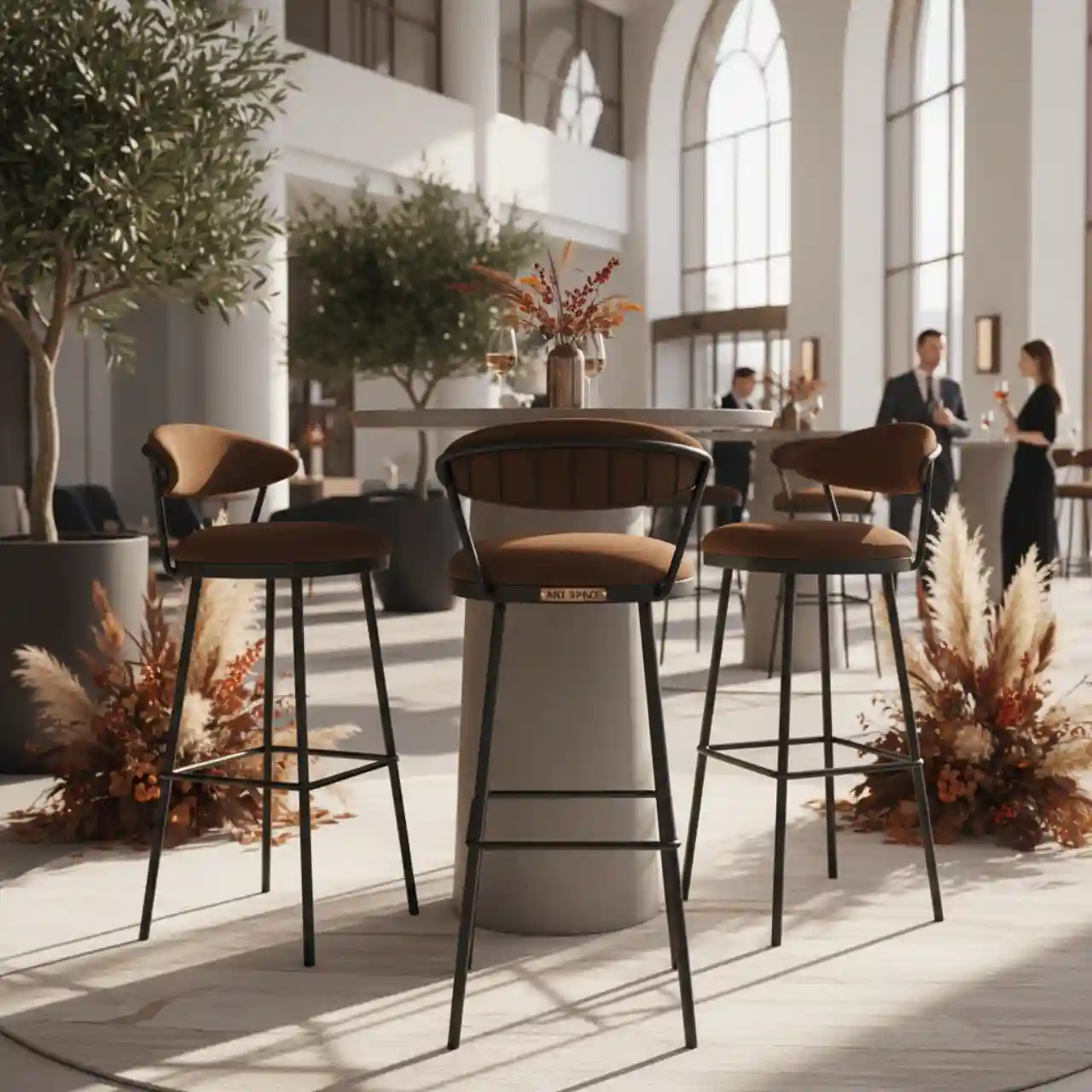 Стул барный Everly чёрный