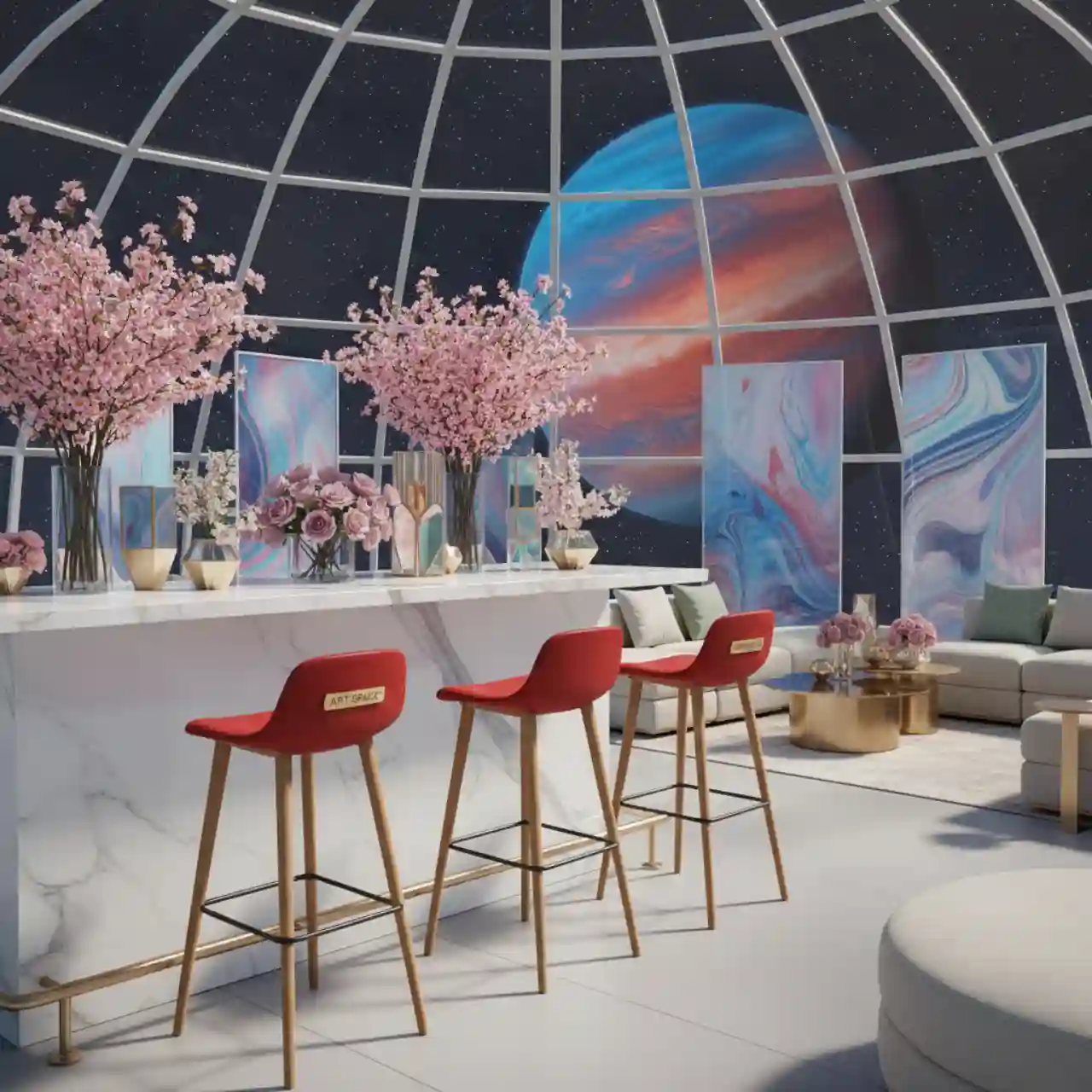 Стул Eames DSW барный красный