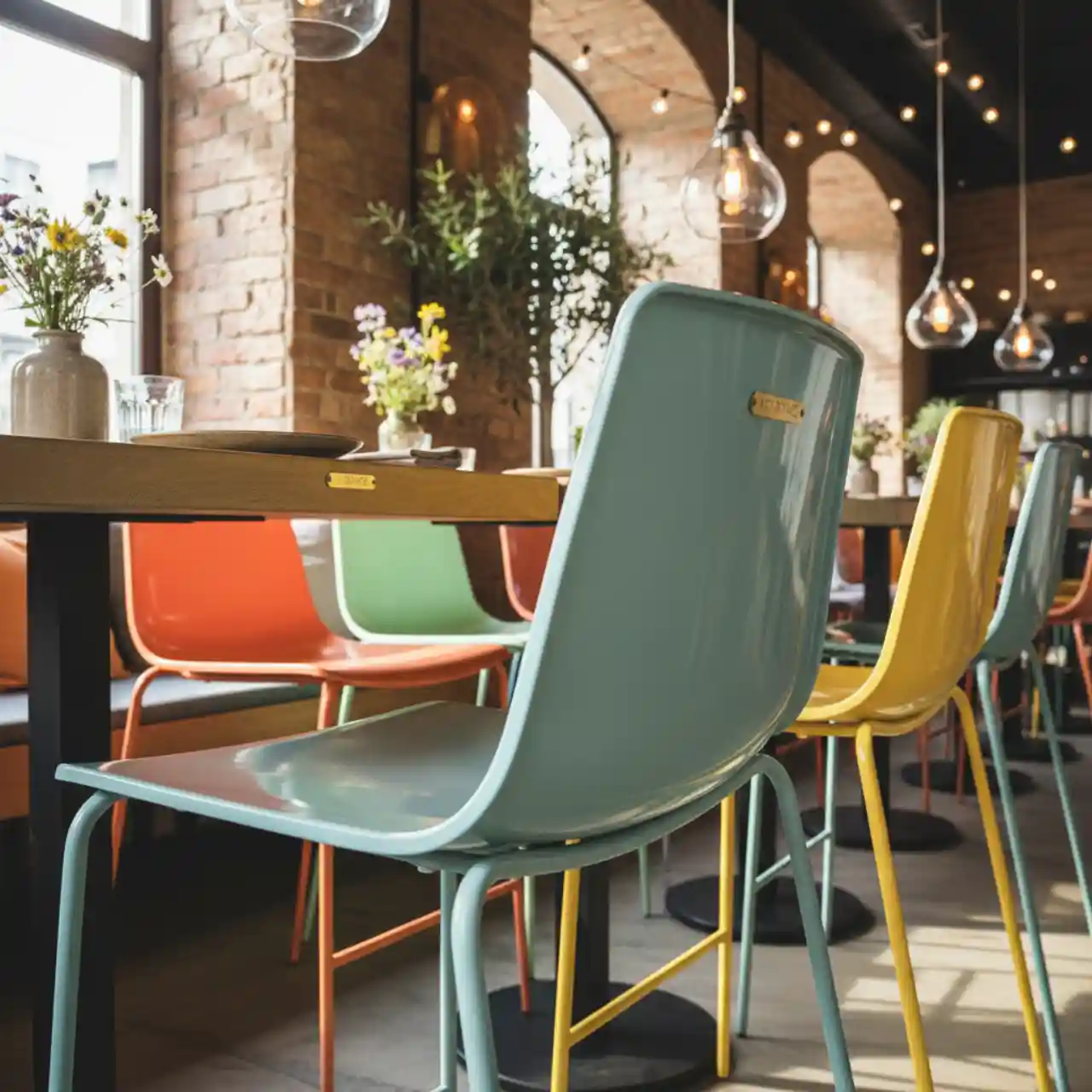 Стул Colorfive ST пластиковый полубарный