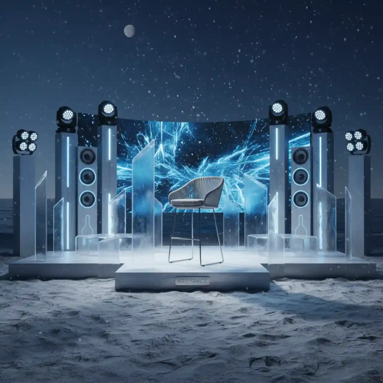 Барный стул плетеный из роупа Марсель стальной каркас светло серый