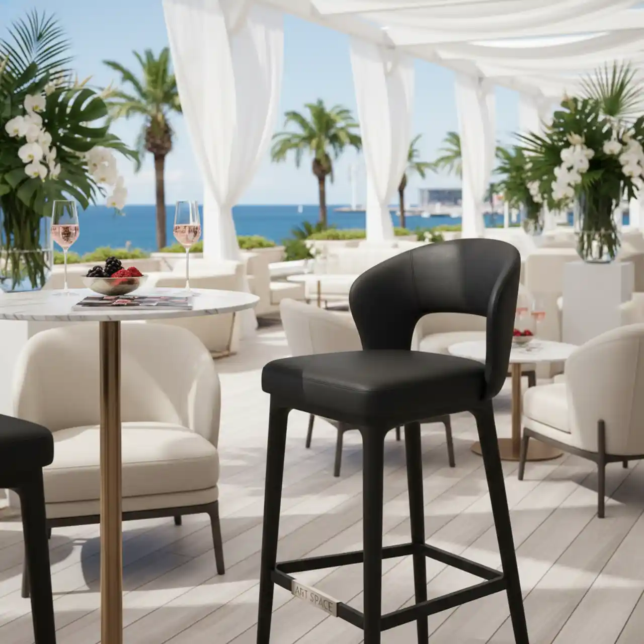 Барный стул черный Barny