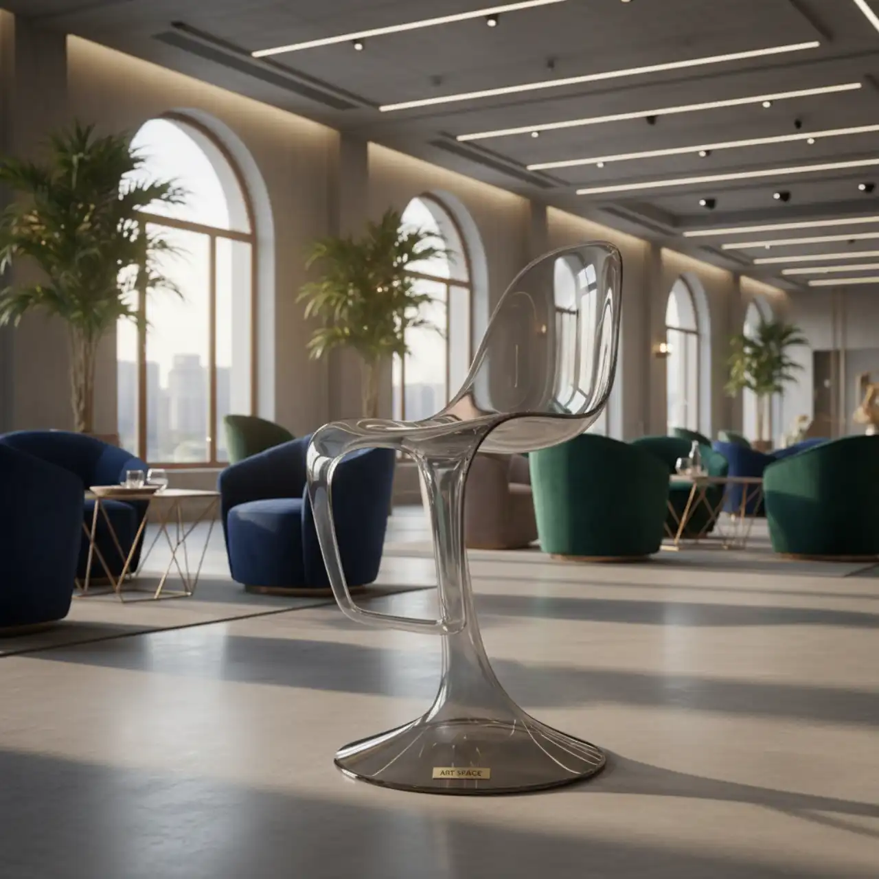 Барный стул пластиковый Spyker Stool