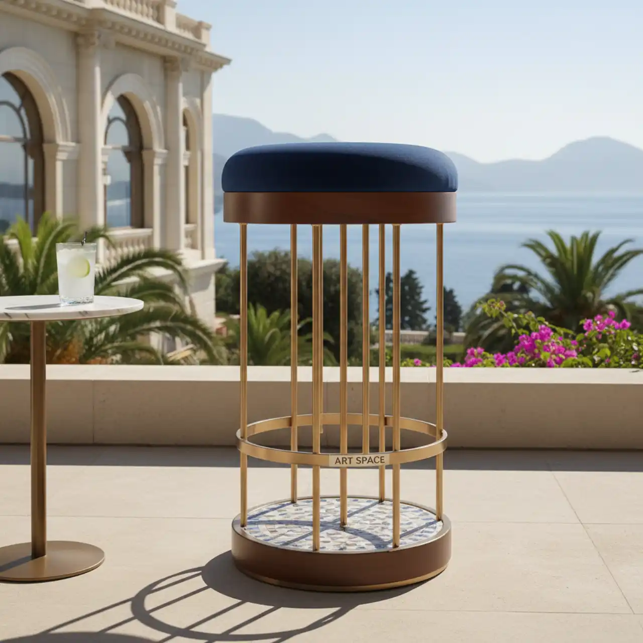 Барный стул круглый