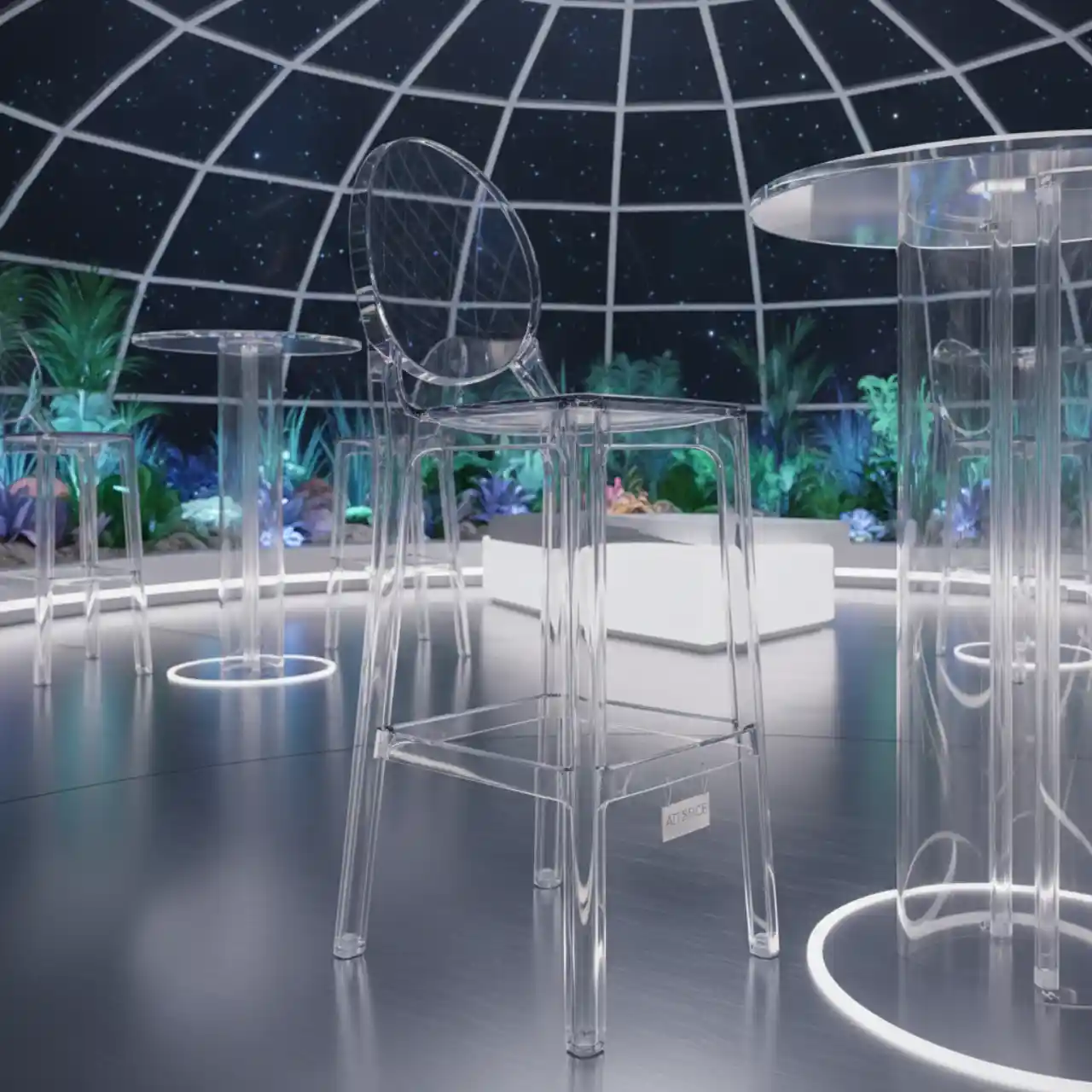 Барный стул Charles ghost