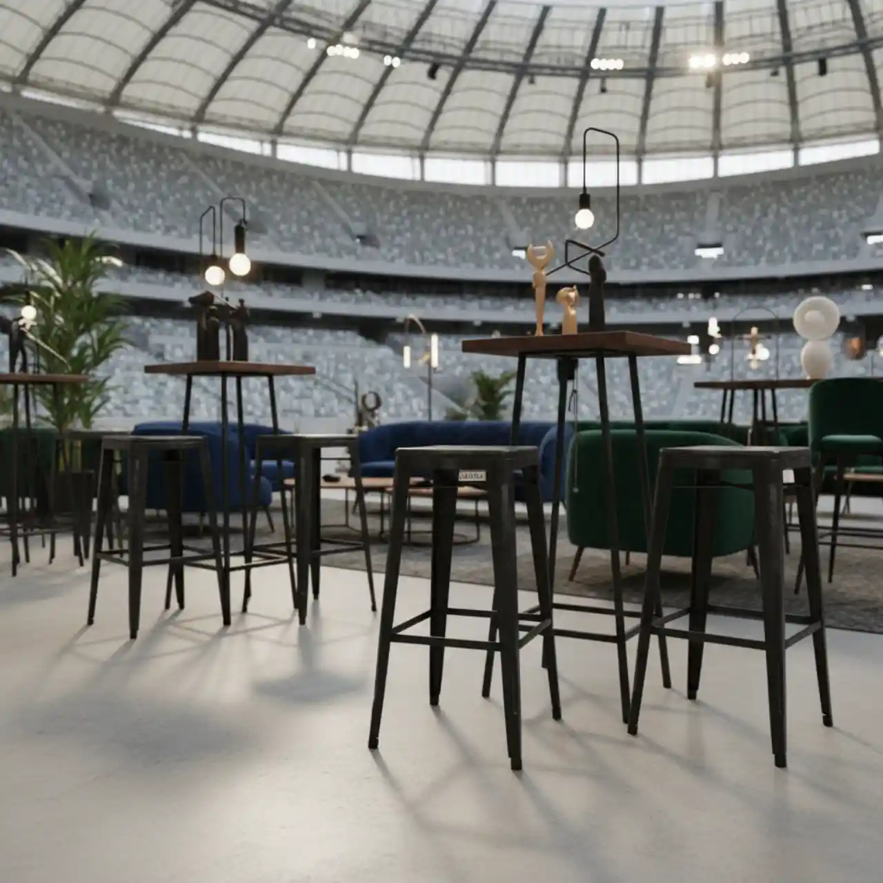 Барный стул Tolix Black