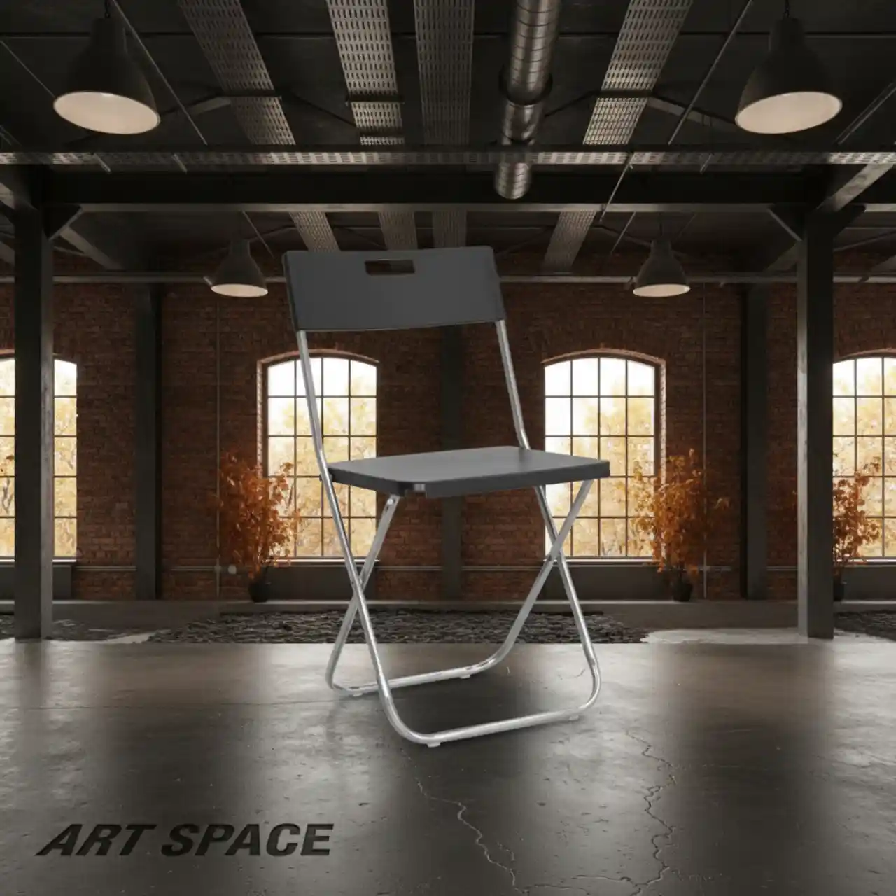 Стулья складные ГУНДЕ черный