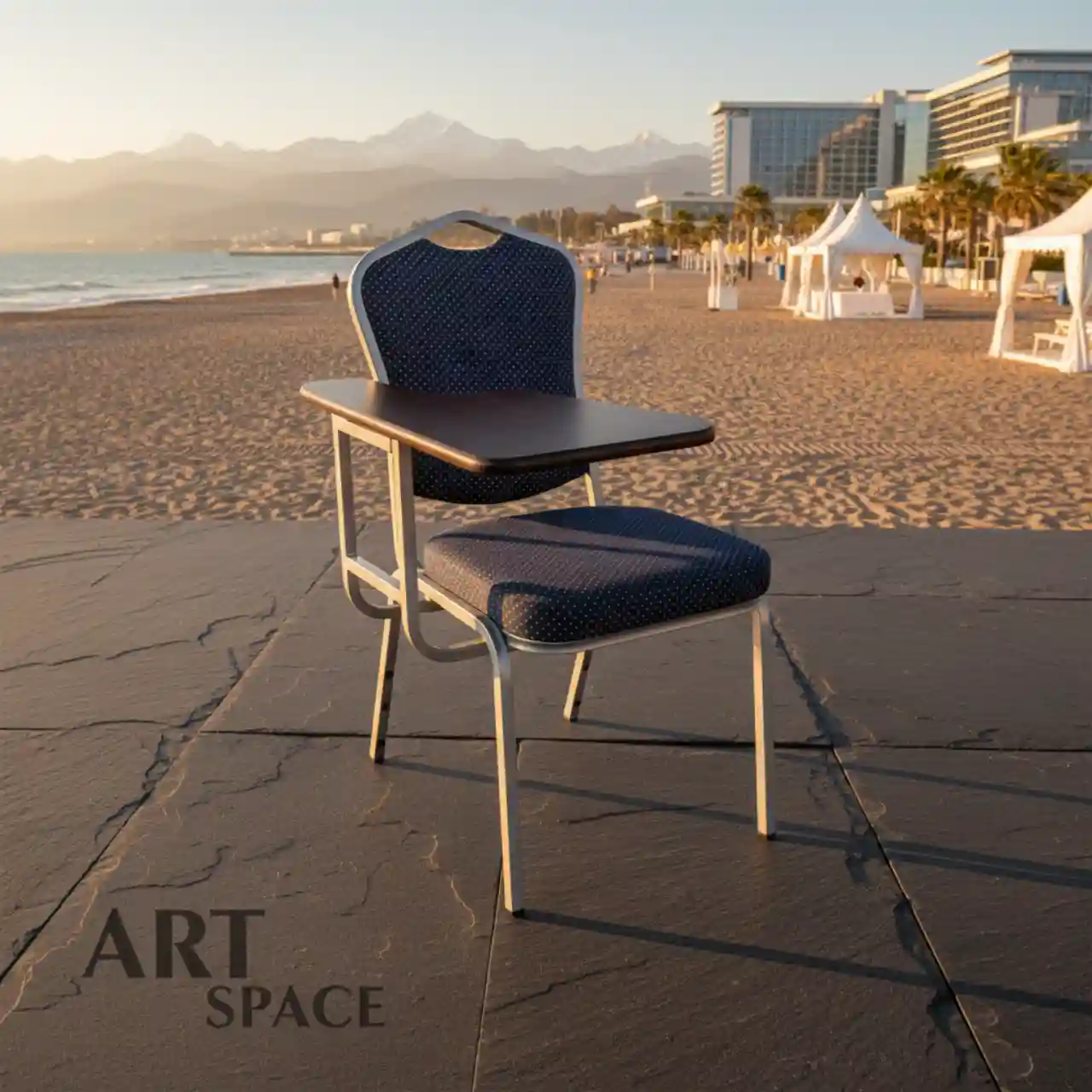 Стулья КОРОНА с пюпитром (столиком)