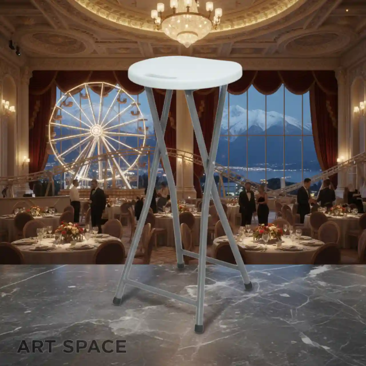 Стулья барные СКЛАДНЫЕ светлый