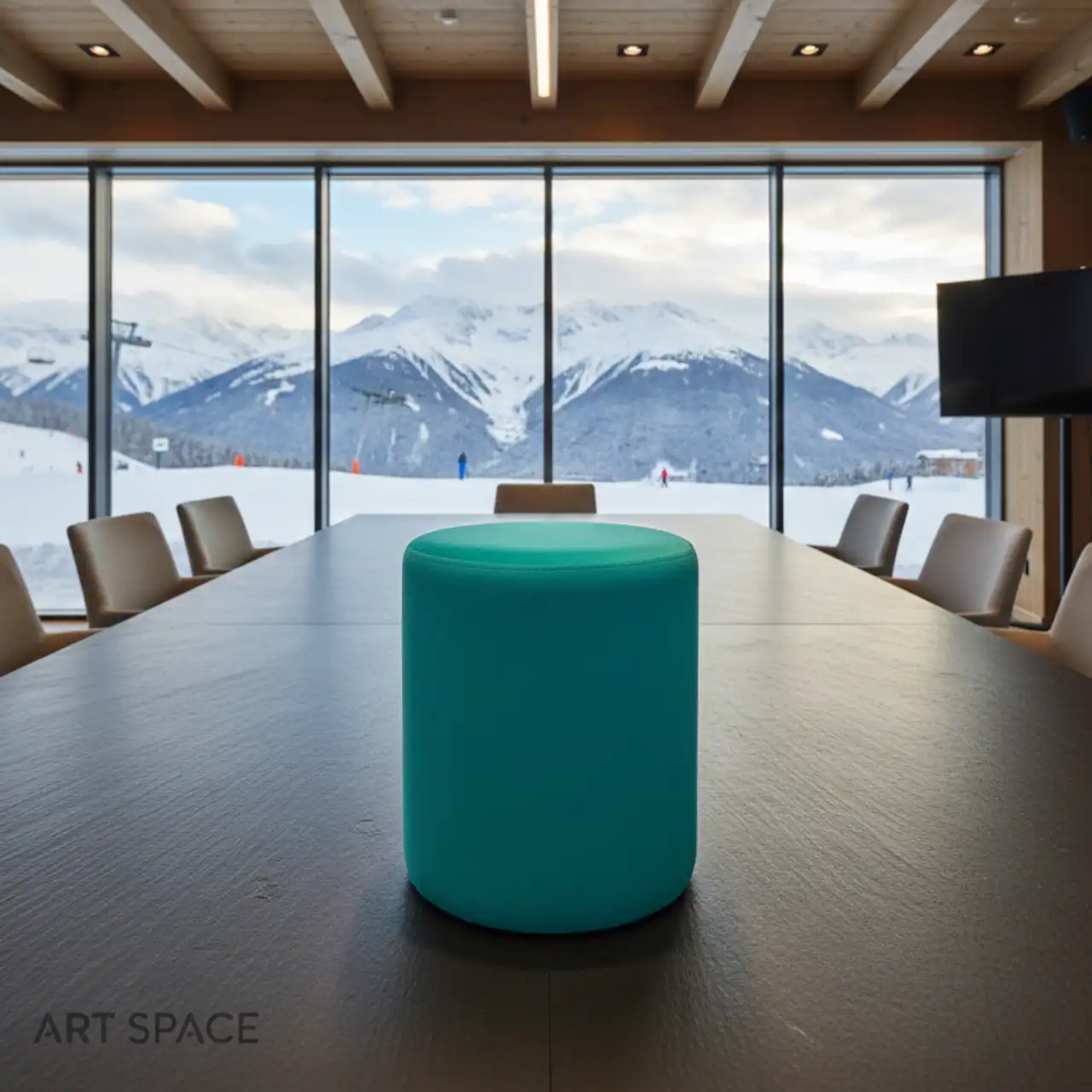 Пуфы мягкие, БИРЮЗОВЫЙ цвет, велюр