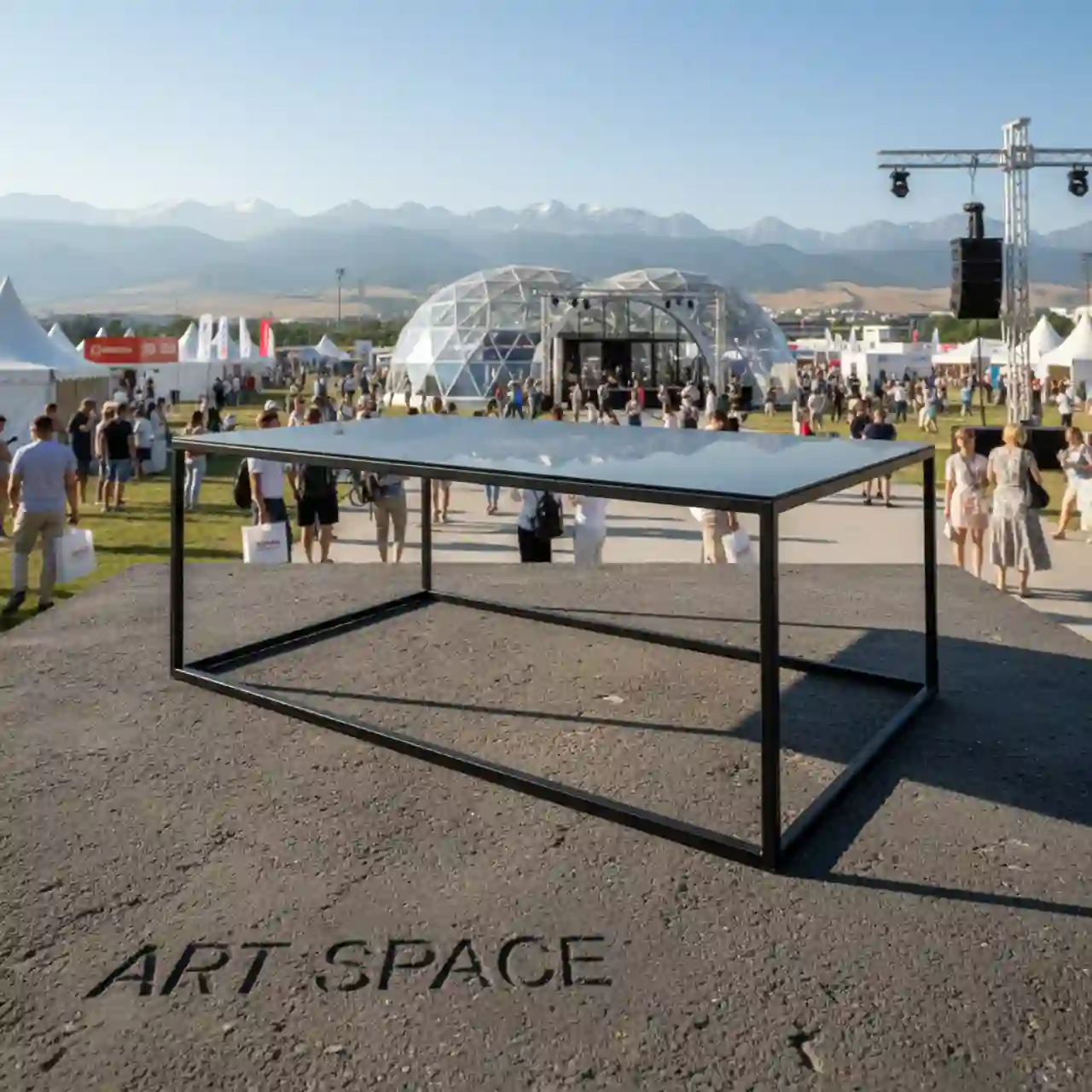 Столы журнальные LOFT GLASS long