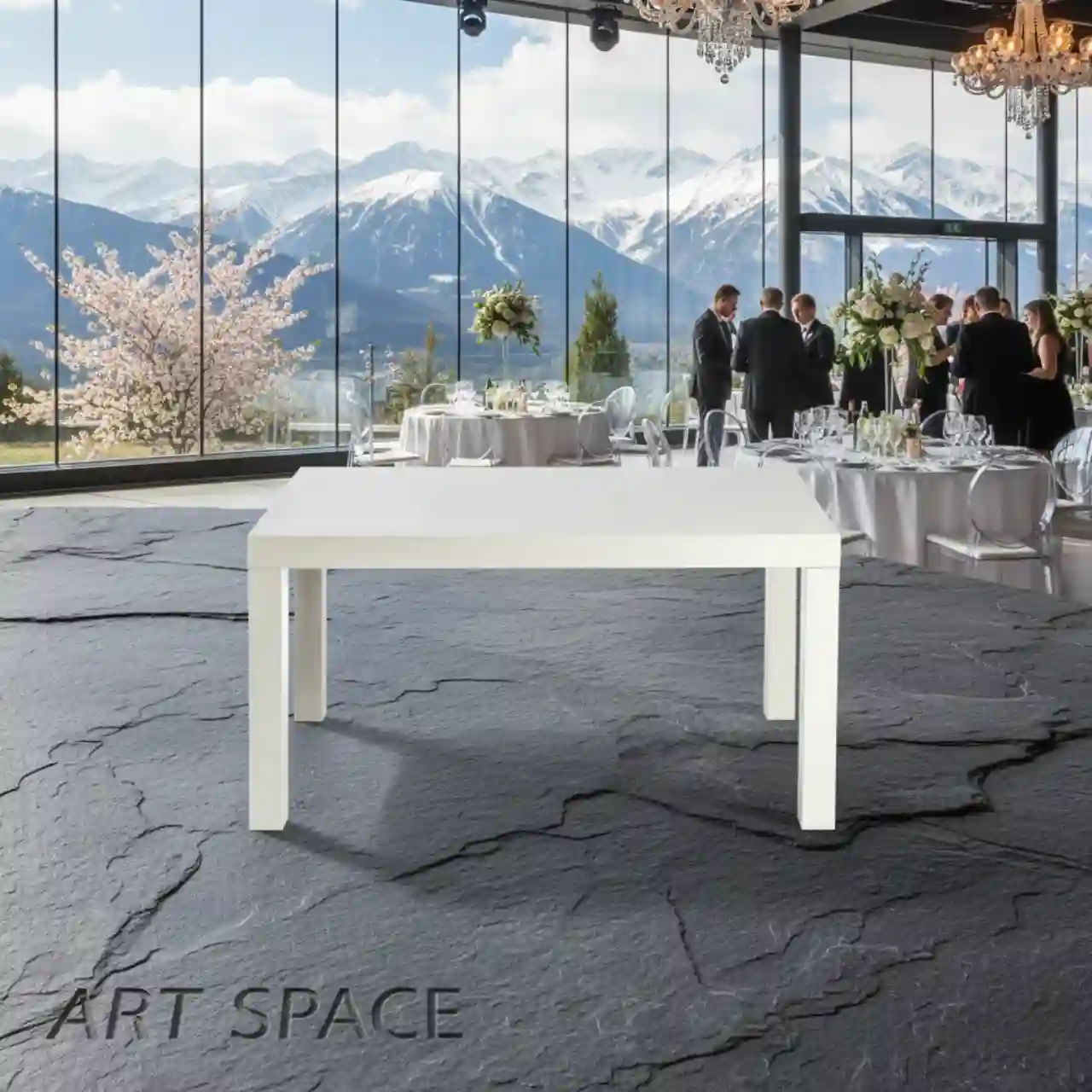 Столы журнальные без полки ЛАКК 90 см.