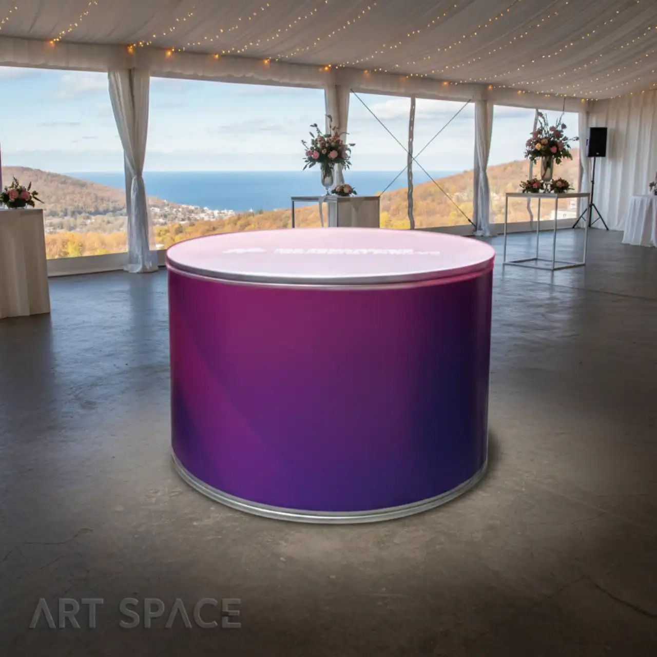 Столы журнальные БОЧКА для брендирования