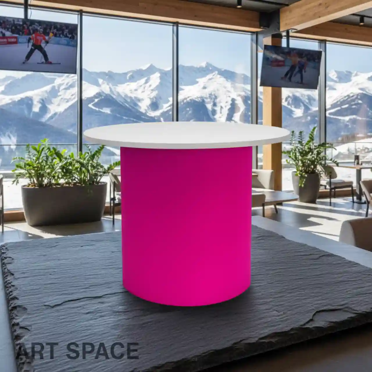 Столы журнальные TOKIO розовые