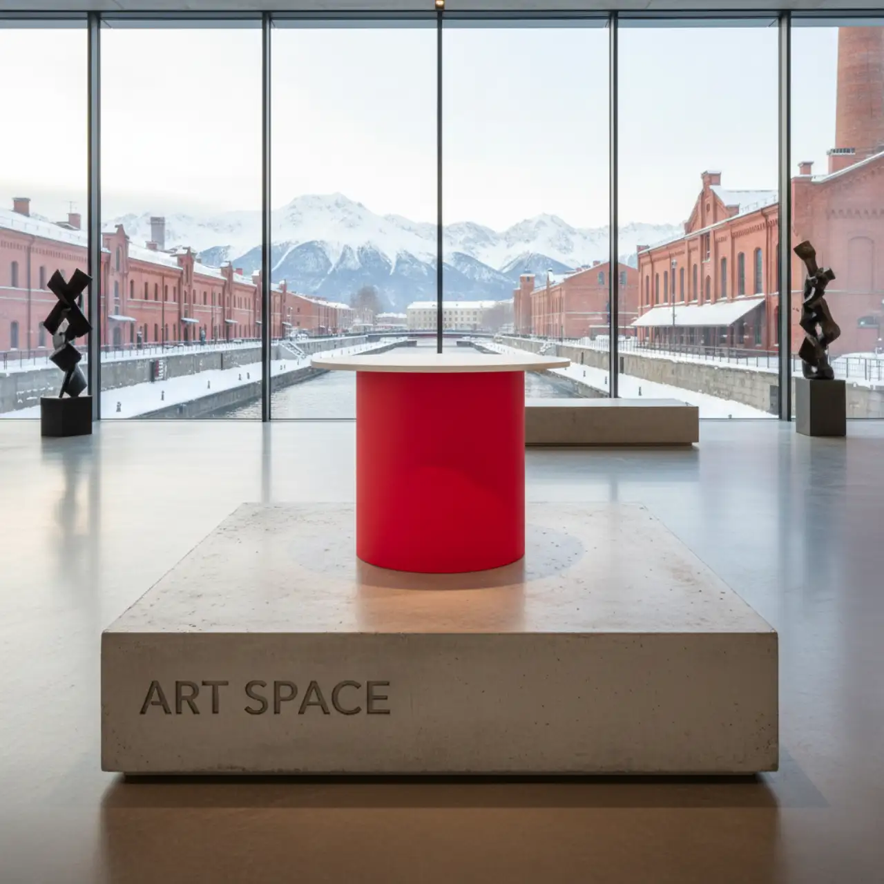 Столы журнальные TOKIO малиновые