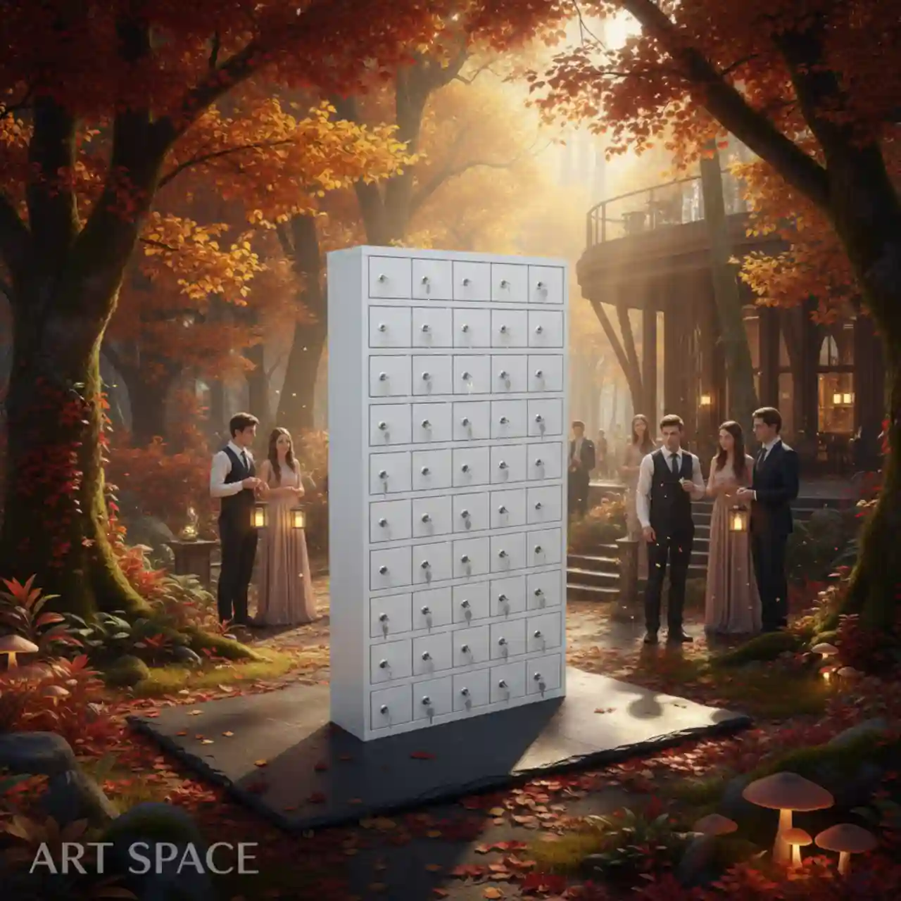 Локеры Шкафы металлический на 50 отделений