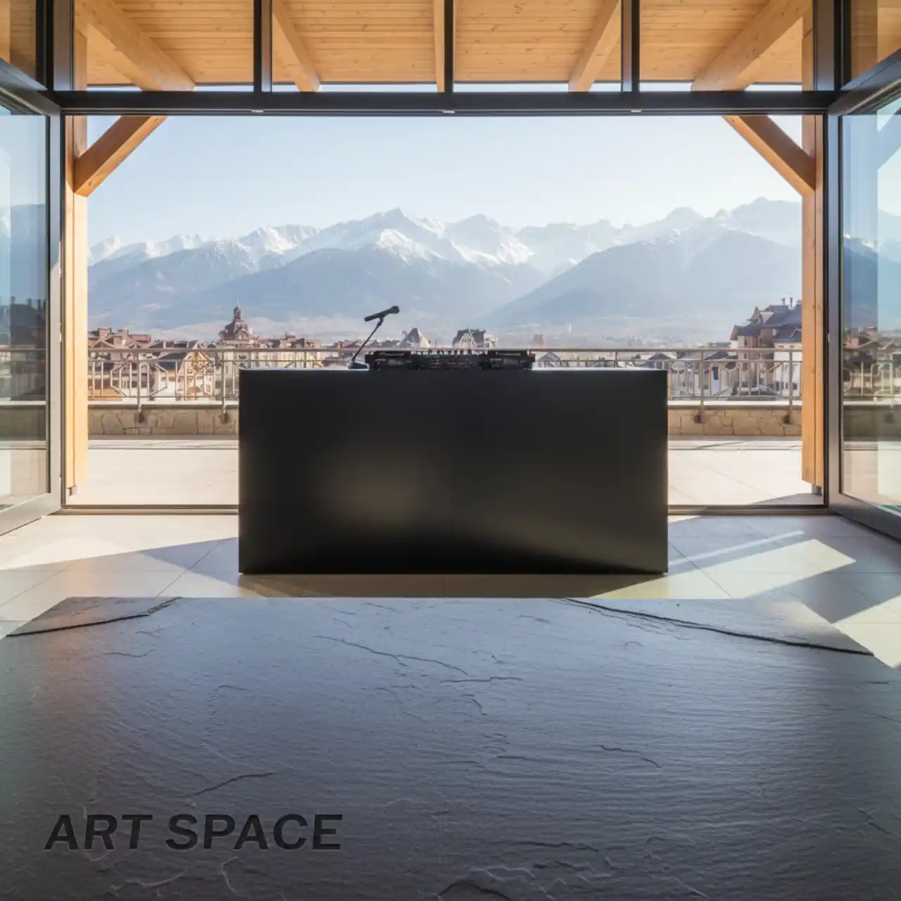 Стойки, ресепшен секционная (состоит из двух секций)Для помещений и улицы