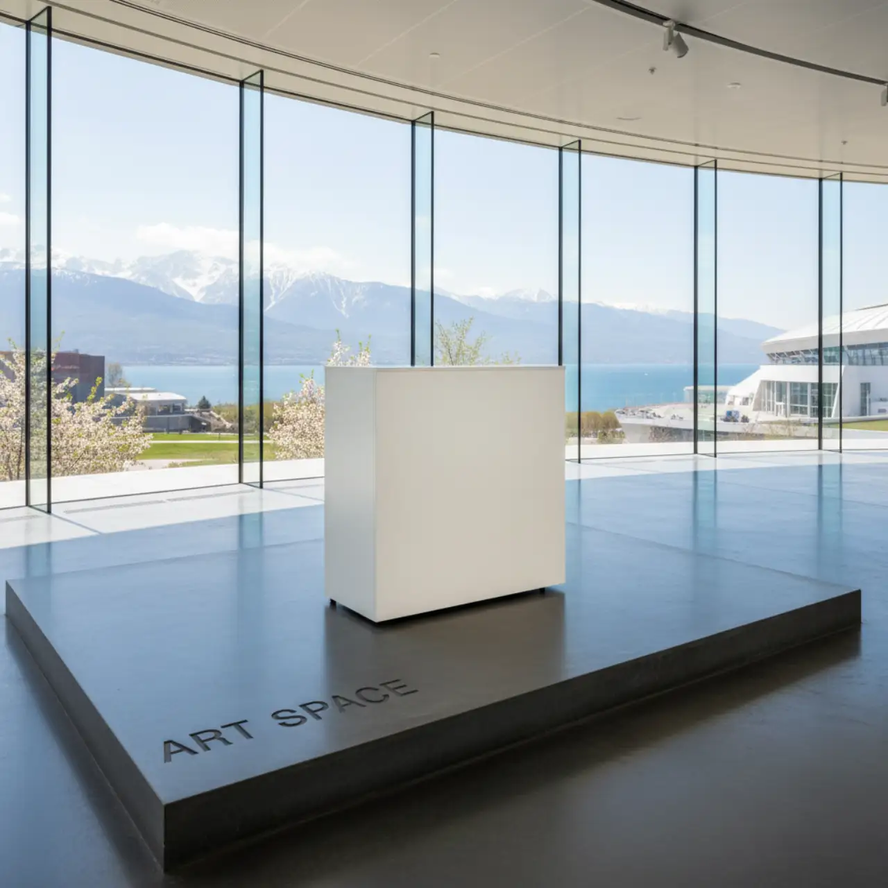 Стойки информационная ресепшен 90 см. ЛДСП