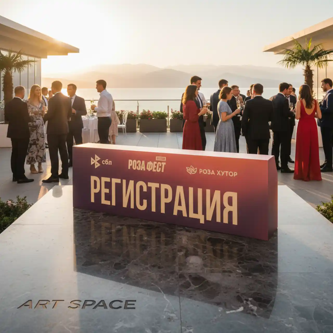 Стойки, ресепшен секционная (состоит из трех секций)Для помещений и улицы